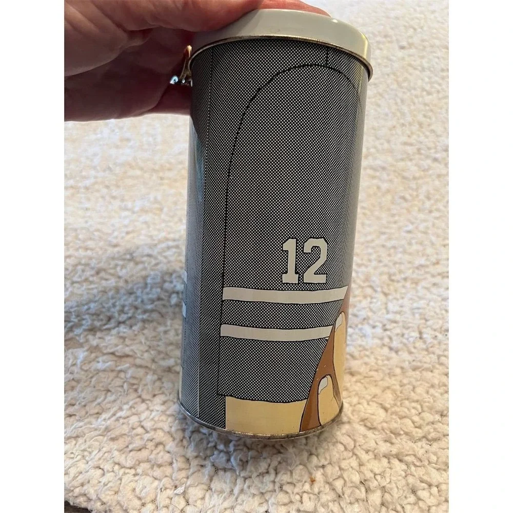 Vintage Football‎ Player Tin Candy Dish Container